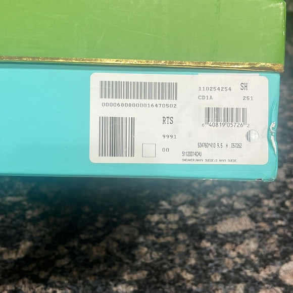 Kate Spade Navy Suede Sneakers - Picture 10 of 12